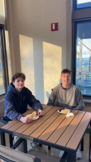 WEEK 13…. today our esteemed irv eats editors take their review to a monthly CAB meeting, reviewing a classic Geordanes breakfast. CAB (Community Advisory Board) is a group of selected students within IHS and IMS, who discuss and raise awareness on issues common within the community. They look to bring together the student body and tackle issues concerning drug and alcohol use, stresses, social media, and much much more! #cab #irvington #pawsup🐾