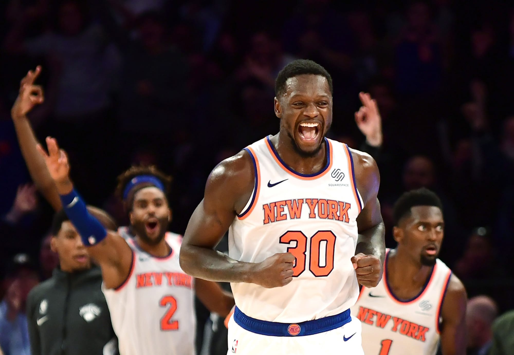 Никс нба. Джулиус Рэндл. NY Knicks NBA Джулиус Рэндл. Randle баскетболист Джулиус Рэндл. Рэндл Нью Йорк.